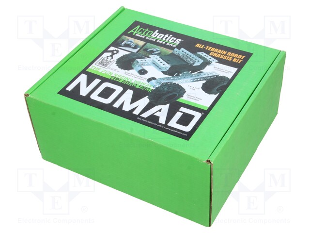 Wheeled chassis; 4WD,Nomad; silver; 7.2VDC; Mot.qty: 4