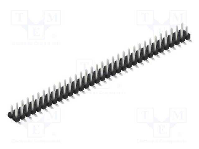 Connector: pin strips; pin header; male; PIN: 66; 2.54mm; SMT; 2x33