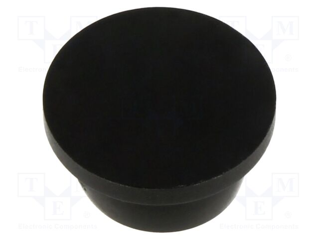 Accessories: stopper; H: 8.2mm; push-in; Flange dia: 22mm; black