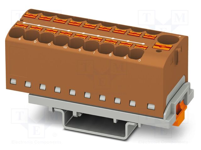 Splice terminal: rail; 32A; 800V; push-in; PA; 0.2÷6mm2; W: 28.6mm