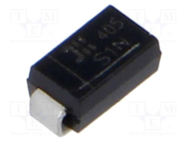 Diode: rectifying; SMD; 1.2kV; 1A; SMA; Ufmax: 1.1V; Ifsm: 30A