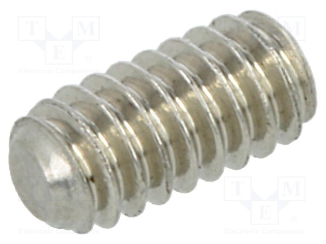 Screw; M2x4; 0.4; Head: without head; hex key; HEX 0,9mm; DIN 913