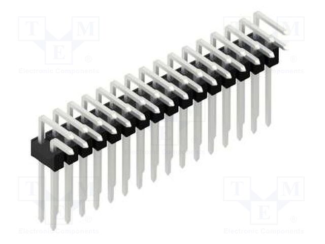 Connector: pin strips; pin header; male; PIN: 32; 2.54mm; THT; 2x16