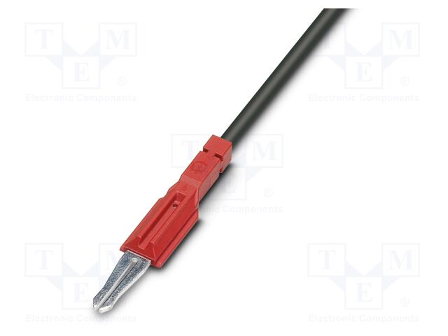Test socket; PA; L: 56.9mm; ways: 1; W: 6.9mm; H: 10.8mm; Body: red