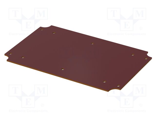 Mounting plate; laminated paper; 2mm