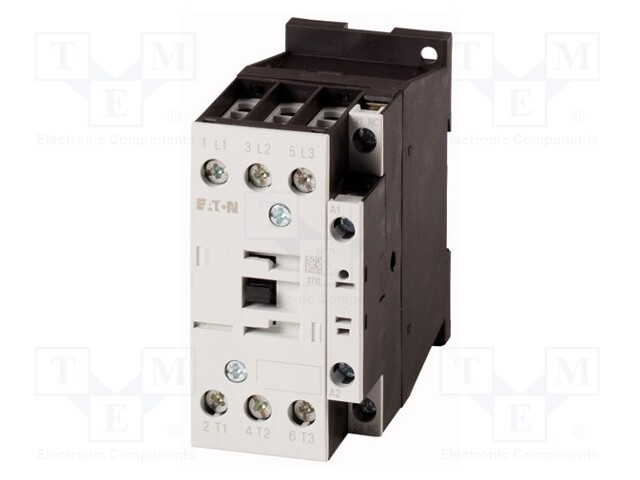 Contactor: 3-pole; NO x3; Auxiliary contacts: NO; 230VAC; 38A; 690V