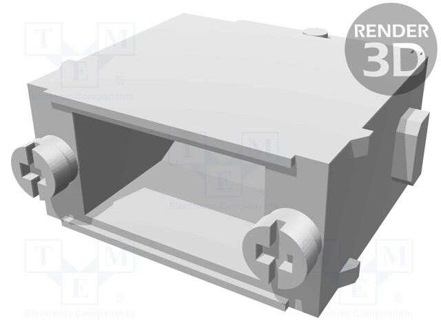 Connector: HAN; module; female; Han Modular D-Sub; straight; 5A