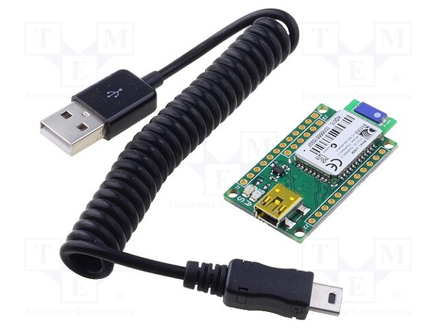Dev.kit: Microchip; 9 GPIO lines,built-in antenna; 128 bit key