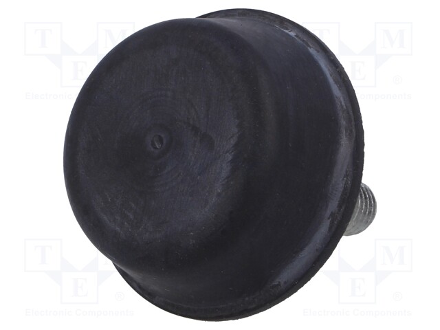 Vibroisolation foot; Ø: 50mm; Shore hardness: 70±5; 3007N; 601N/mm