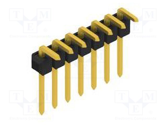 Connector: pin strips; pin header; male; PIN: 7; 2.54mm; THT; 1x7