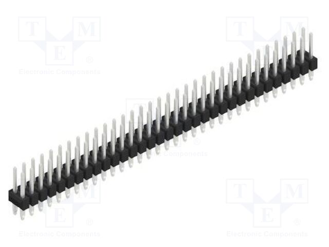 Connector: pin strips; pin header; male; PIN: 66; 2.54mm; THT; 2x33