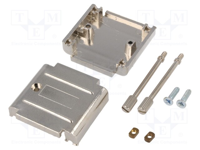 Enclosure: for D-Sub adapters; D-Sub 15pin; shielded; UNC4-40