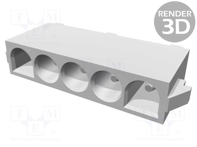 Socket; wire-wire/PCB; female; Universal MATE-N-LOK; 6.35mm; THT
