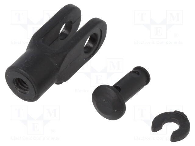 Fork joint; Øhole: 20mm; Thread: M20; Mat: igumid G; Pitch: 2,5