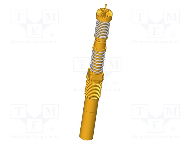 Test needle; Operational spring compression: 1mm; 2A; Ø: 0.3mm