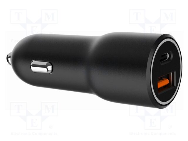 USB power supply; USB A socket,USB C socket; Sup.volt: 12÷24VDC