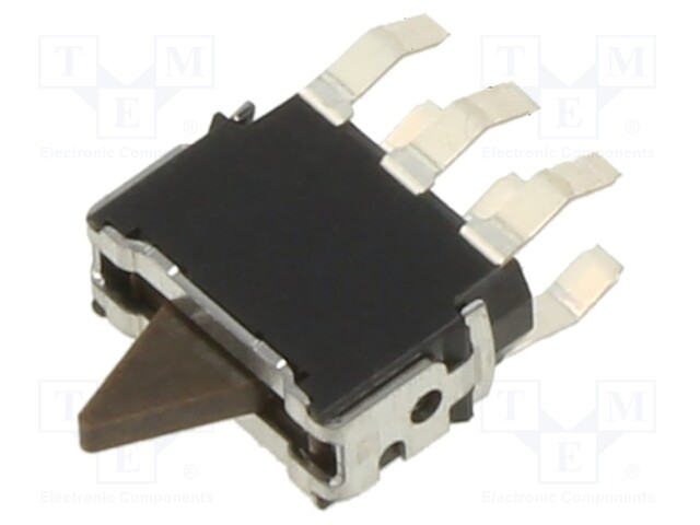 Switch: push-button; Pos: 3; SPDT; 0.01A/5VDC; Illumin: none; 500mΩ