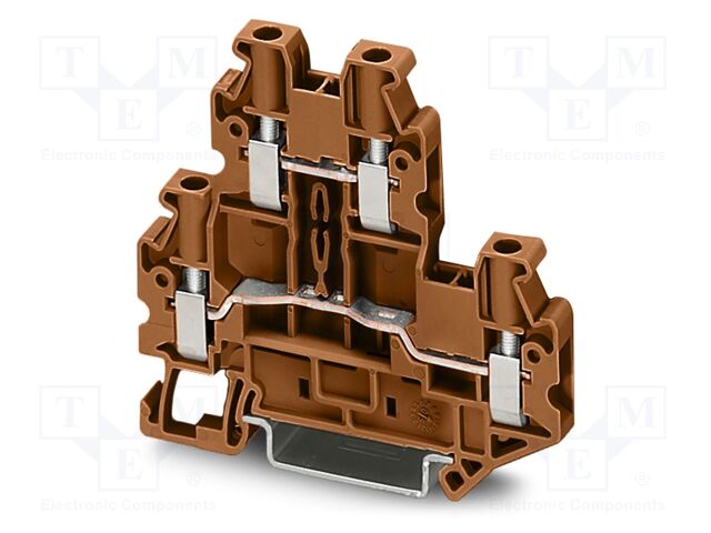 Splice terminal: rail; UT; PA; terminals: 4; W: 6.2mm; H: 69.9mm