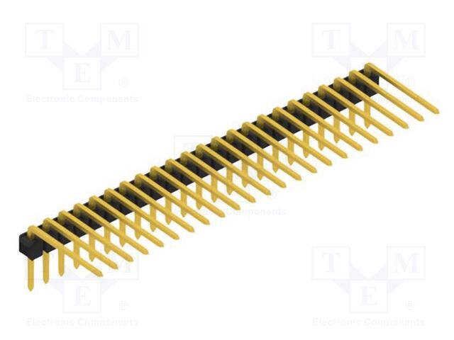 Connector: pin strips; pin header; male; PIN: 23; 2.54mm; THT; 1x23