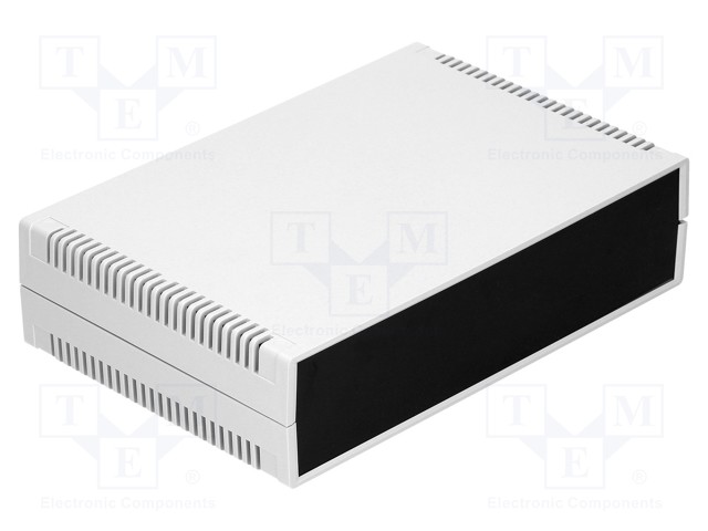 Enclosure: with panel; vented; X: 300mm; Y: 200mm; Z: 75mm; ABS; IP54