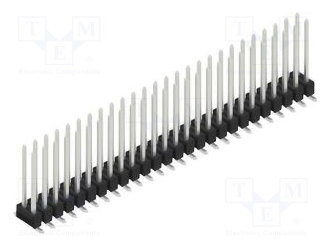 Connector: pin strips; pin header; male; PIN: 52; 2.54mm; SMT; 2x26