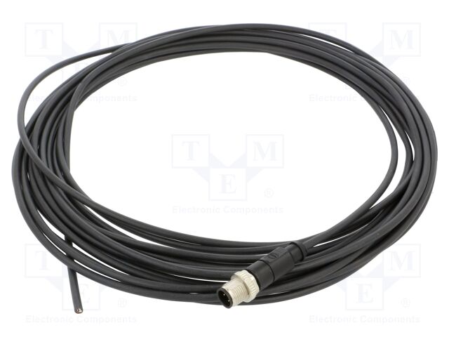Connector: M12; plug; PIN: 4; male; A code-DeviceNet / CANopen; 10m