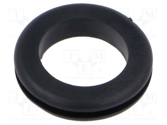 Grommet; black; UL94HB; TPR