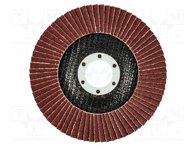 Flap grinding wheels; Ø: 115mm; Granularity: 120; 22.2mm
