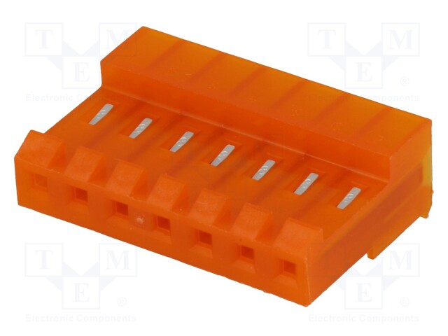 Plug; wire-board; female; MTA-156; 3.96mm; PIN: 7; IDC; for cable