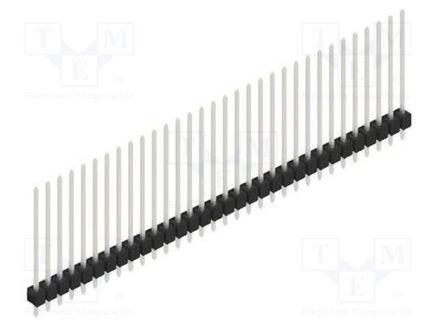 Connector: pin strips; pin header; male; PIN: 32; 2.54mm; THT; 1x32