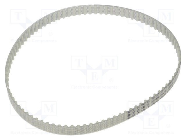 Timing belt; T5; W: 10mm; H: 2.2mm; Lw: 450mm; Tooth height: 1.2mm