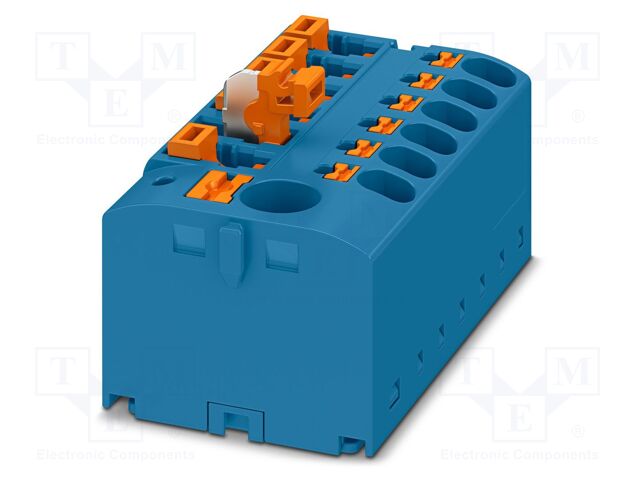 Splice terminal: rail; 20A; 400V; push-in; PA; L: 23.3mm; 0.14÷4mm2