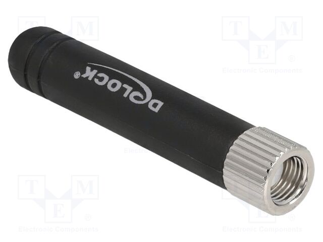 Antenna; inner,WiFi; black; RP-SMA; screw-in; male; 25W; 50Ω; 3.7dBi