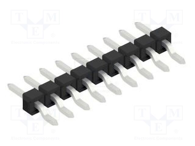 Connector: pin strips; pin header; male; PIN: 9; 2.54mm; SMT; 1x9