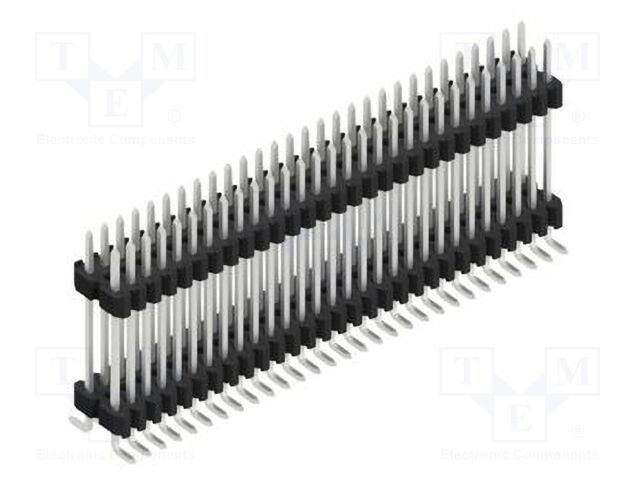 Connector: pin strips; pin header; male; PIN: 58; 1.27mm; SMT; 2x29