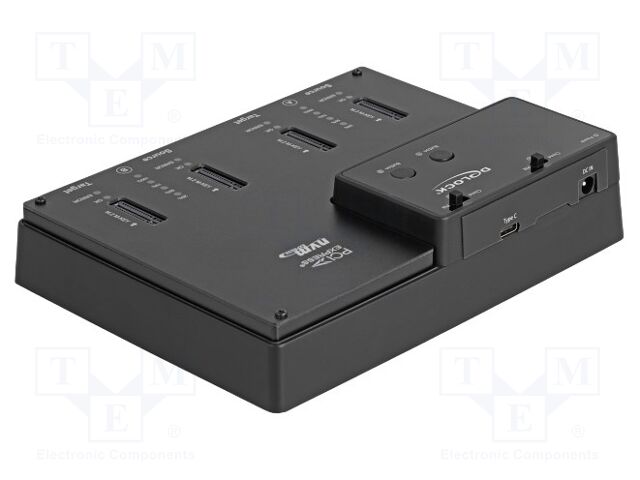 Docking station; USB 3.2 Gen 2; plastic; black