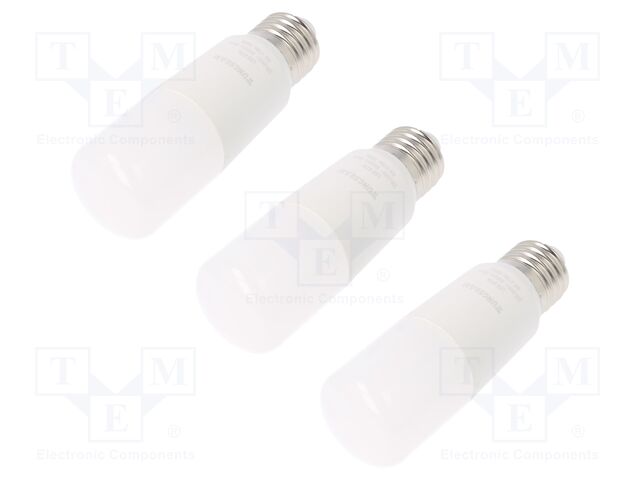 LED lamp; warm white; E27; 220/240VAC; 470lm; 6W; 240Ā°; 3000K