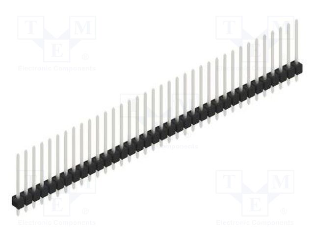 Connector: pin strips; pin header; male; PIN: 36; 2.54mm; THT; 1x36