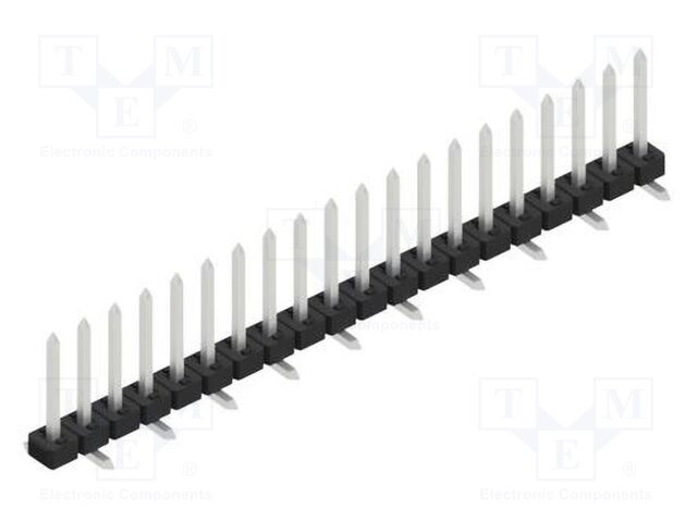 Connector: pin strips; pin header; male; PIN: 20; 2mm; SMT; 1x20