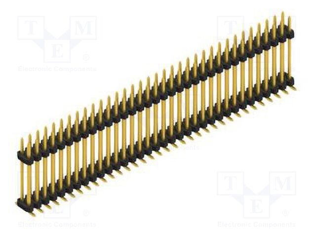 Connector: pin strips; pin header; male; PIN: 68; 2mm; SMT; 2x34