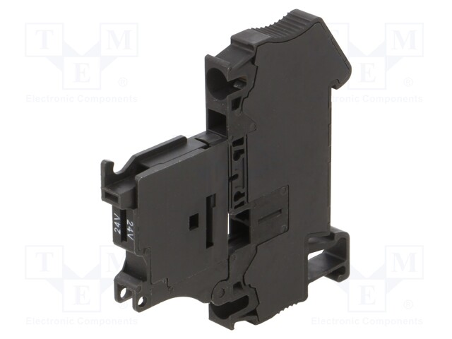 Splice terminal: rail; 0.08÷4mm2; spring clamp; Width: 6.2mm; TS35