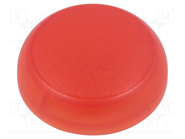 Lamp lens; 22mm; RMQ-Titan; Colour: red