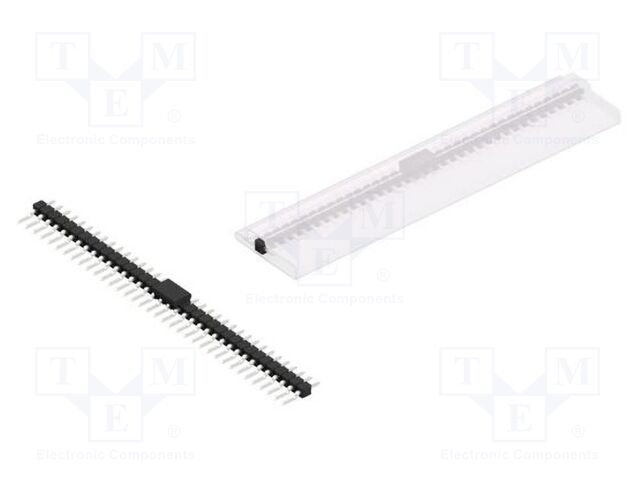 Connector: pin strips; pin header; male; PIN: 36; 2.54mm; SMT; 1x36