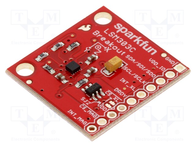 Sensor: position; 1.9÷3.6VDC; I2C,SPI; LSM303C; ±2,±4,±8g; ±16Gs