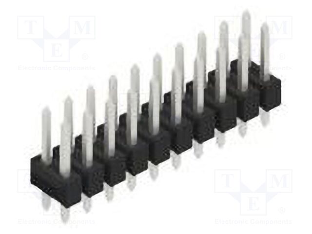 Connector: pin strips; pin header; male; PIN: 20; 2.54mm; THT; 2x10