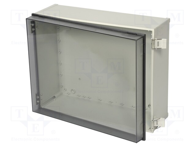 Enclosure: wall mounting; X: 400mm; Y: 500mm; Z: 200mm; CAB; grey
