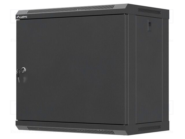 Enclosure: rack cabinet; Standard: 19"; 9U; W: 540mm; H: 500mm; black