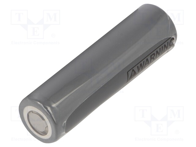 Re-battery: Li-Ion; 18650,MR18650; 3.67V; 2850mAh; Ø18.3x65mm; 10A