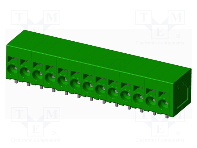 Connector: PCB terminal block; terminal; Plating: tinned; on PCBs