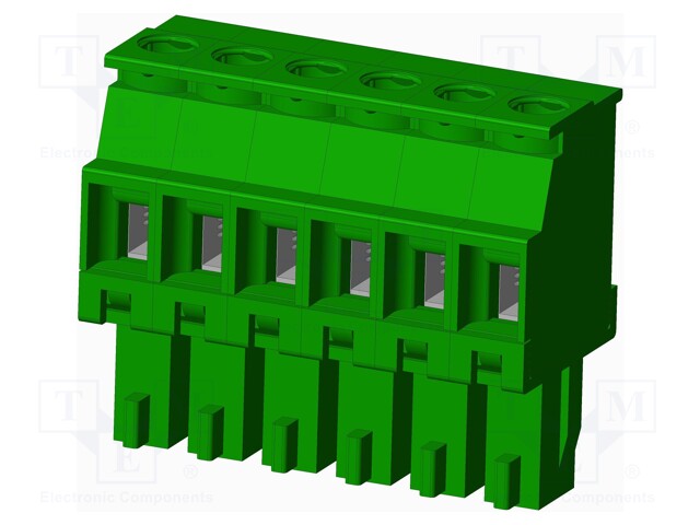 Connector: pluggable terminal block; plug; female; angled 90°